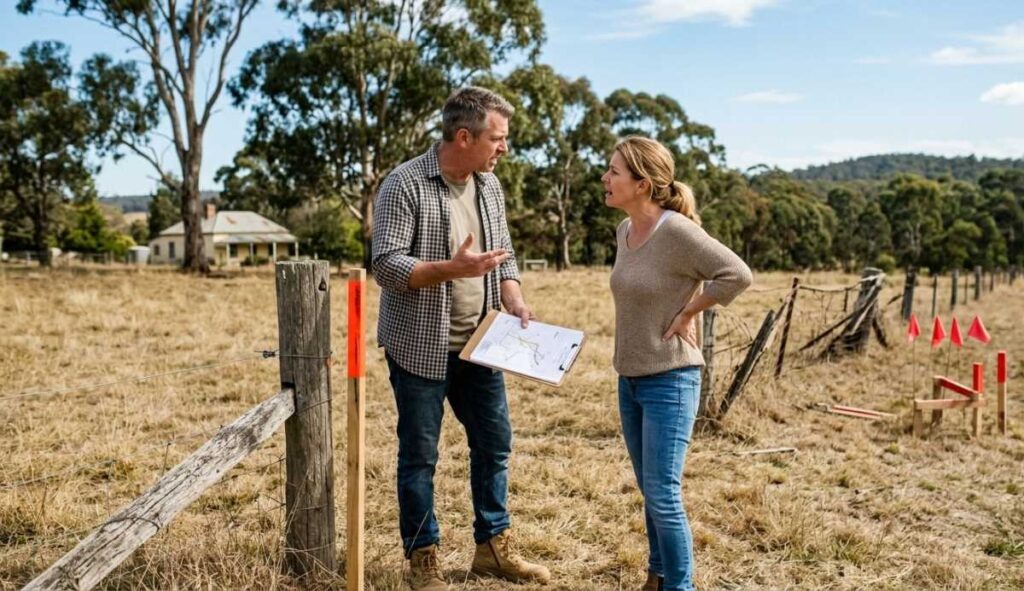 couple argue over property